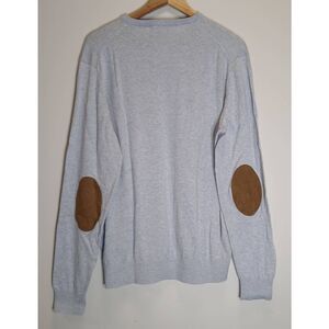 Hackett london mens large cotton cashmere sweater blue lightweight